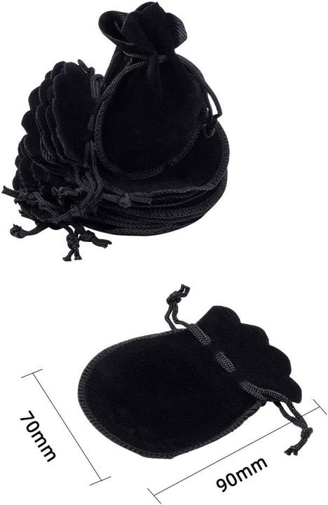Actual product image ‎Nbeads Velvet bag
