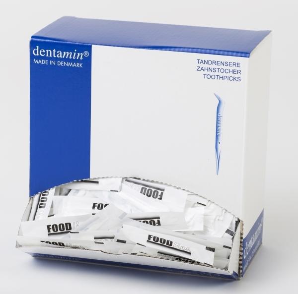 Actual product image Antalis Toothpicks plastic packed FOODline/Dentamin 1200pcs/pack - (1200 pcs.)