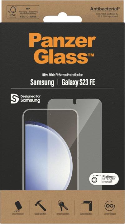Immagine prodotto PanzerGlass Ultra-Wide Fit (1 Pezzo/i, Samsung Galaxy S23 FE)
