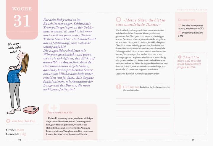 Produktbild Ganz schön schwanger. Dein Survival-Guide für 9 aufregende Monate (Deutsch, Frédérique Corre Montagu, 2021)