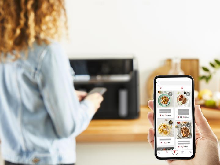 Produktbild Tefal EY9018 Dual Easy Fry Doppelkammer Heissluftfritteuse