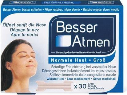 Produktbild Nasmer Besser Atmen Nasenstrips beige Gross