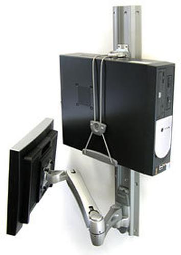 Produktbild Ergotron Universal Cpu Holder Dark Grey