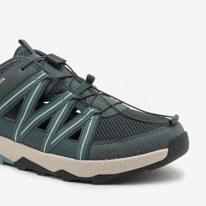 Actual product image Quechua Sandalenschuhe Trekkingsandalen Herren Wandern - NH900 Fresh grau (40)