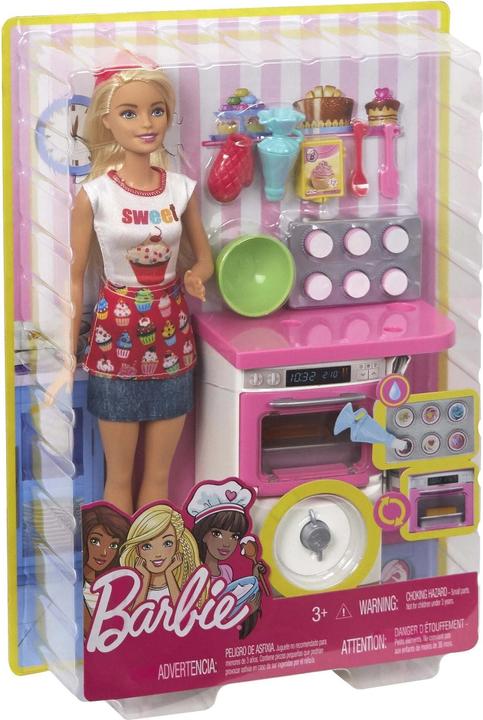 Image du produit Barbie Coffret Pâtisserie - Poupée Mannequin - 3 ans et +