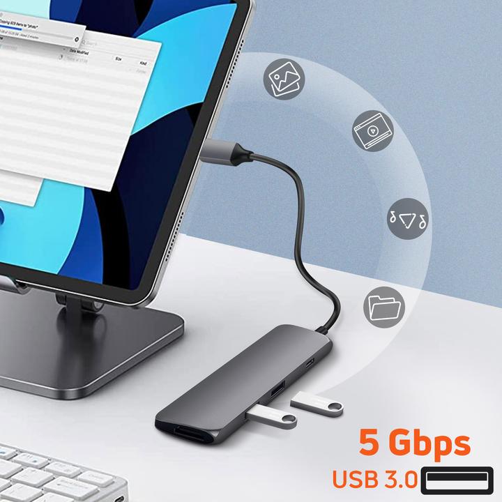 Produktbild Satechi St-Cmam (USB-C, 4 Ports)