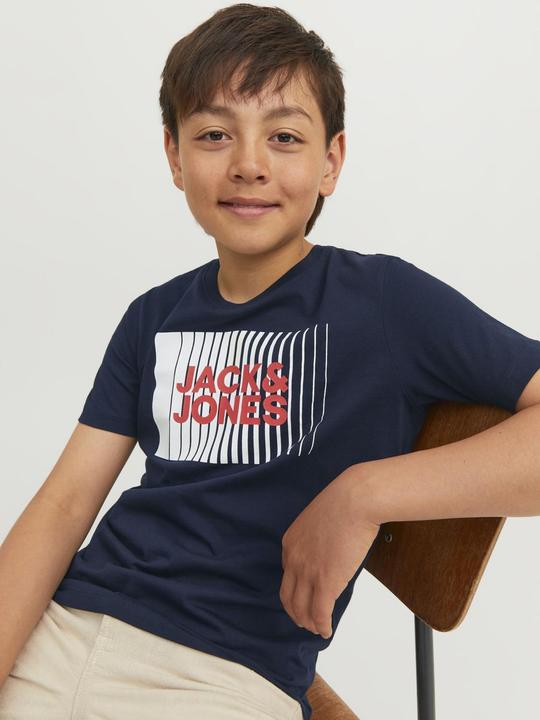 Actual product image Jack & Jones Jjecorp Logo Tee Play Ss O-Neck Noos Mni (104)