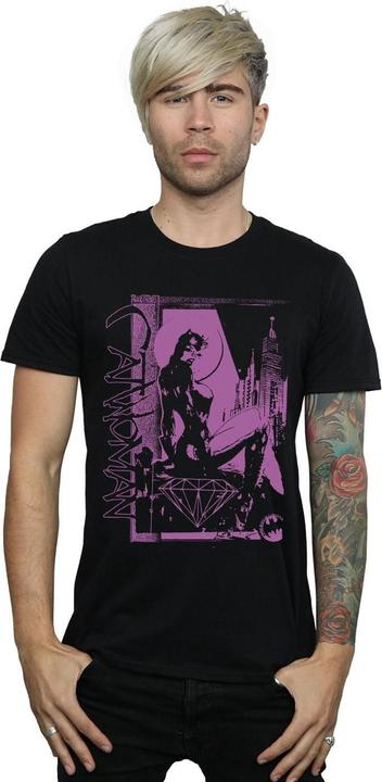 Immagine prodotto Justice League Catwoman Vote For Batman Maglietta Uomo (4XL)
