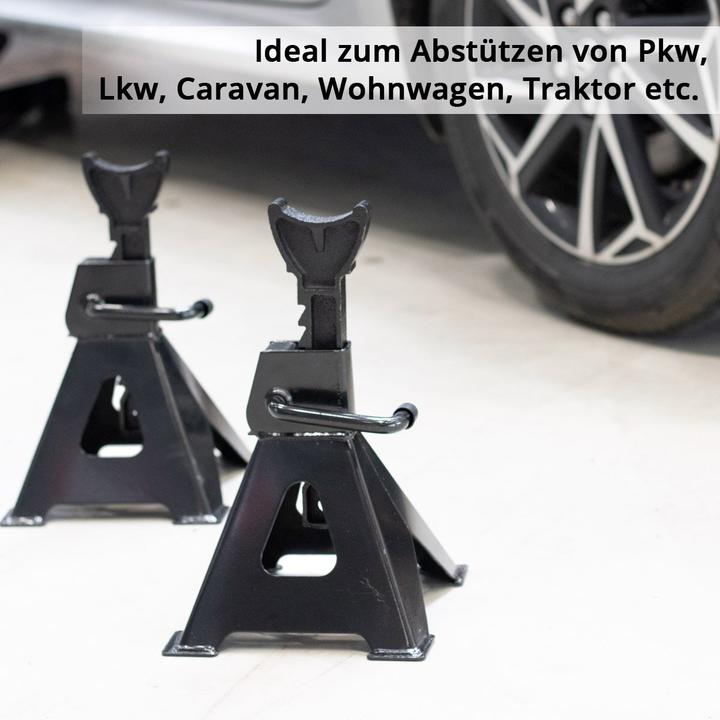 Produktbild Stahlwerk Unterstellbock JS-3 ST 2er Set mit 3 t Tragkraft 275 – 415 mm