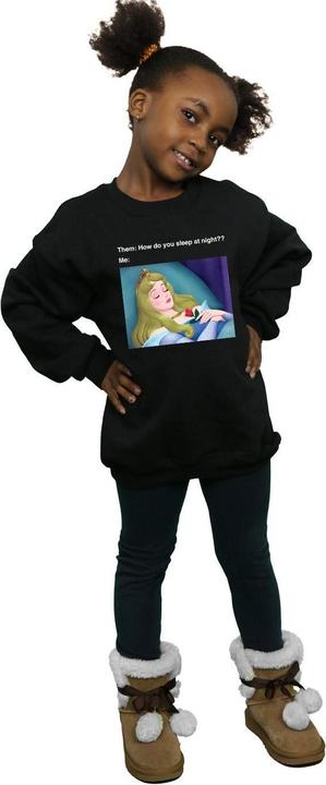 Actual product image Disney Girls Sleeping Beauty Meme Sweatshirt (140, 146)
