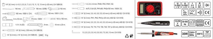 Image du produit Yato Jeu d'outils (68 pièces)