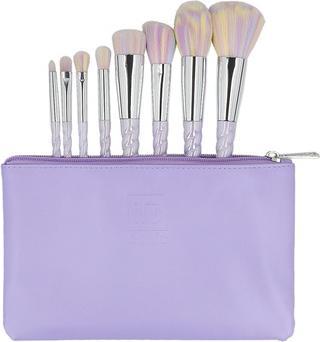 Actual product image Ilu Basic Set 8 Makeup Brushes with Unicorn Pastel Bag (Set)