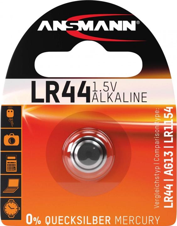Actual product image Ansmann Lr 44 (1 pcs., LR44, 145 mAh)