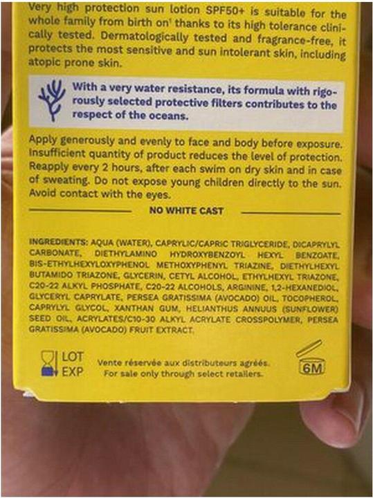 Image du produit Mustela Lait solaire (Lait solaire, SPF 50+, 100 ml, 126 g)