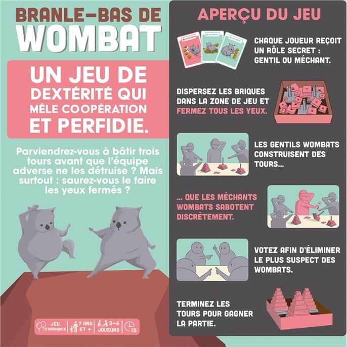 Image du produit Exploding Kittens Branle-Bas de Wombat (Français)