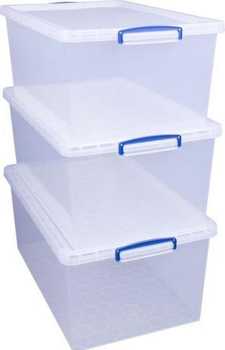 Actual product image Really Useful Box Plastic box set of 3 (70 x 44 x 28 cm, 62 l)