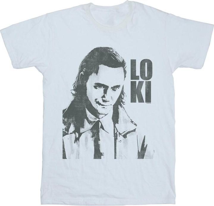 Actual product image Mens Loki Head Poster T-Shirt (4XL)