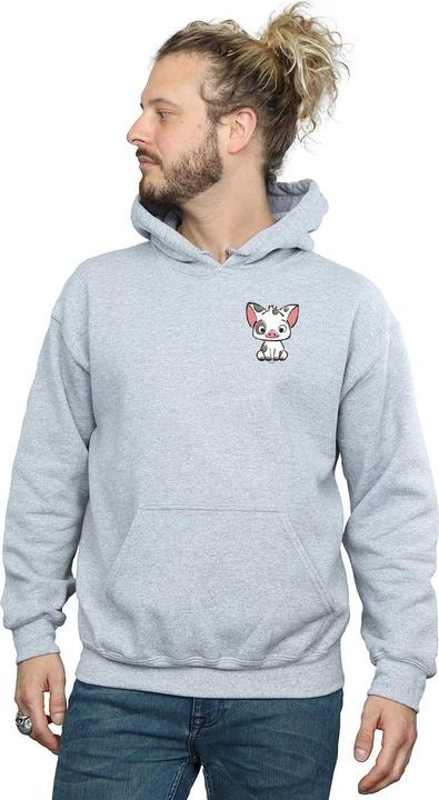 Immagine prodotto Disney Moana Pua The Pig Breast Print Felpa con Cappuccio Uomo (XXL)