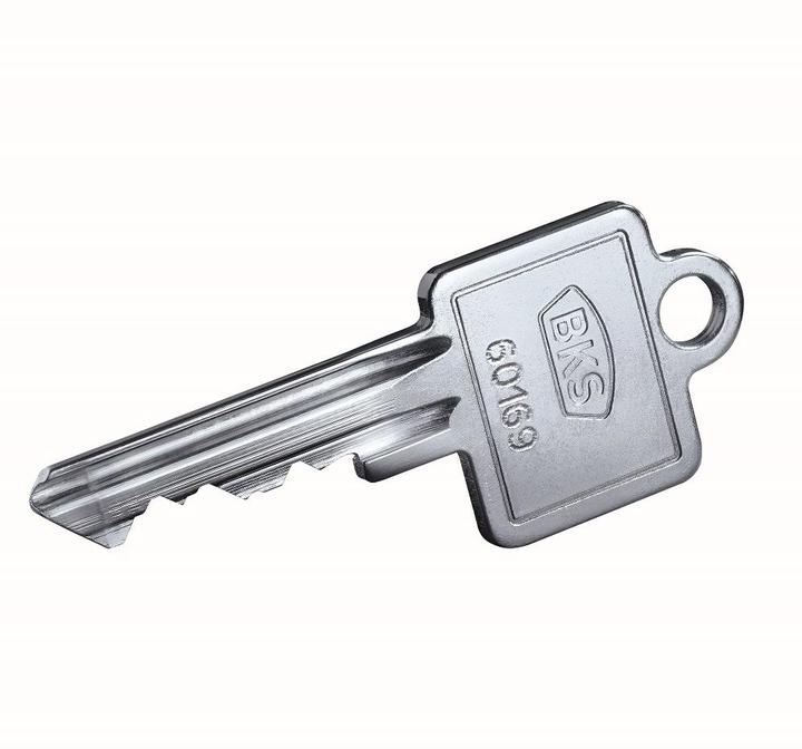 Actual product image BKS Profile double cylinder PZ 8812 50/50 mm emergency and danger function on both sides No. of keys 3