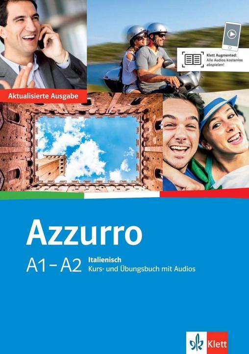 Actual product image Azzurro A1-A2. Neubearbeitung. Kurs- und Übungsbuch mit Audio-CD (German, Claudiaua, Fratter, Avana/Troncarelli, 2014)