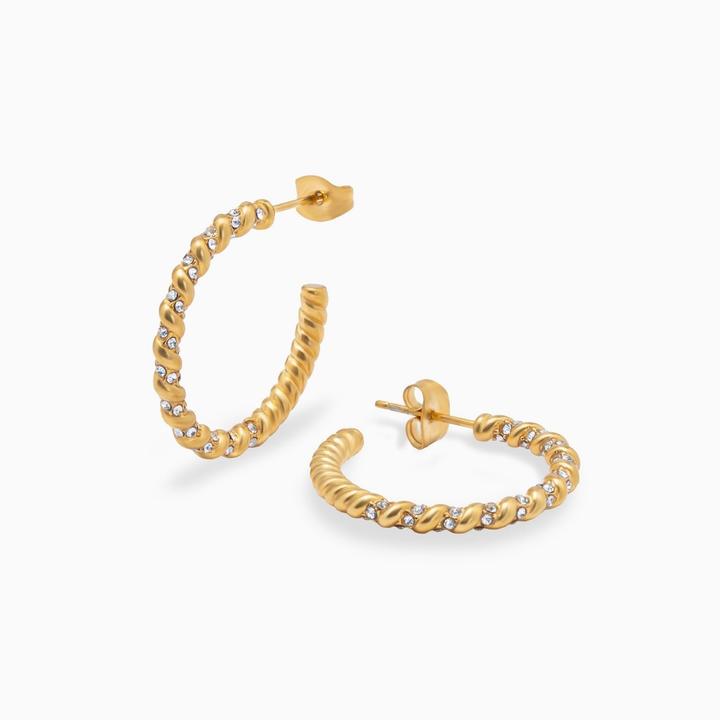 Image du produit Sensora Jewelry Boucles d'oreilles Marine Hoops (Pierres en zirconium)
