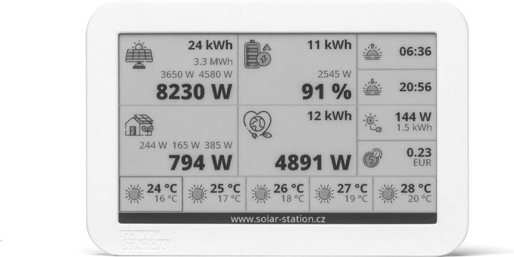 Produktbild Solar Station Solar Station 7.5" E-Ink-Display, Schnittstellen: WLAN