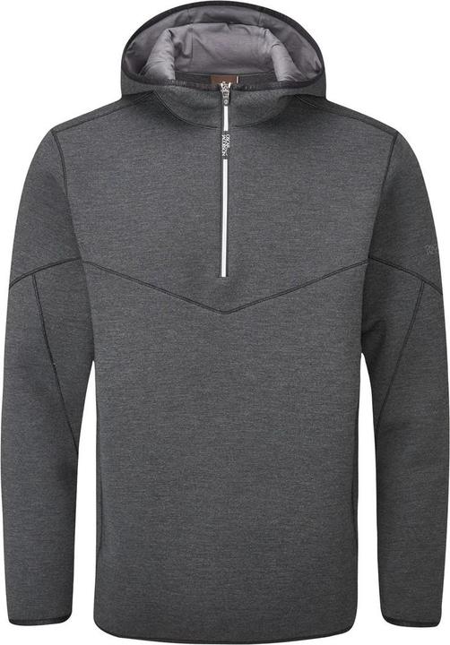 Oscar Jacobson Dayne Hoodie zum Überziehen mit kurzem Reissverschluss (XL)