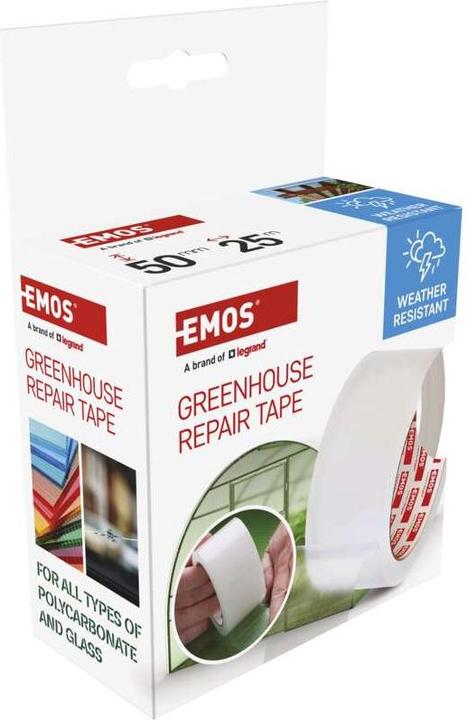 Produktbild Emos Reparaturklebeband für Polycarbonat und Glas, 25 m x 50 mm, transparent (50 mm)