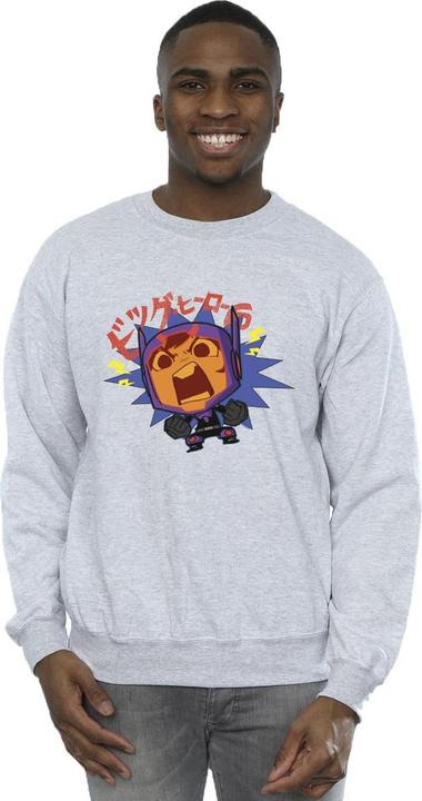 Produktbild Disney Big Hero 6 Baymax Hiro Angry Manga Sweatshirt (L)