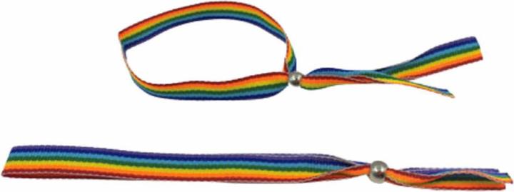 Produktbild LGBT+ Stolz Verstellbares Armband (11.50 cm, Textil)