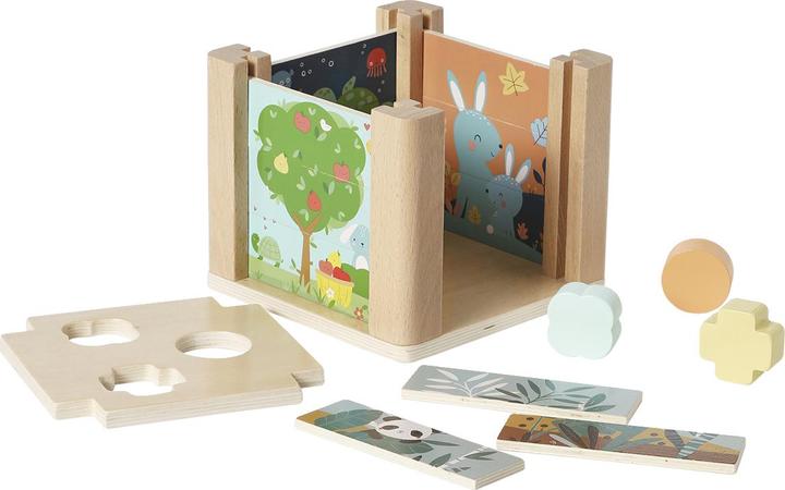 Image du produit Vertbaudet Cube d'activités pour bébés Bois FSC
