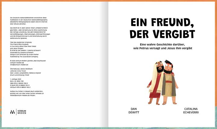 Immagine prodotto Ein Freund, der vergibt (Catalina Echeverri, Dan DeWitt, Tedesco)