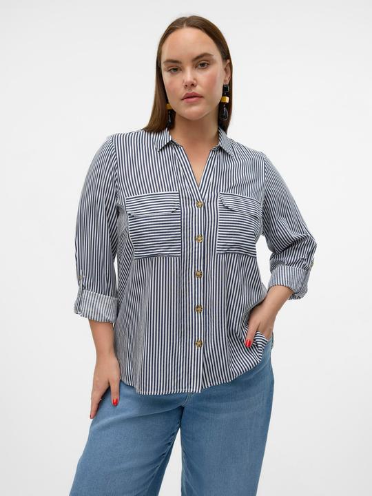 Image du produit Vero Moda Coupe normale Col chemise Manches courbes avec enveloppe Chemise (44)