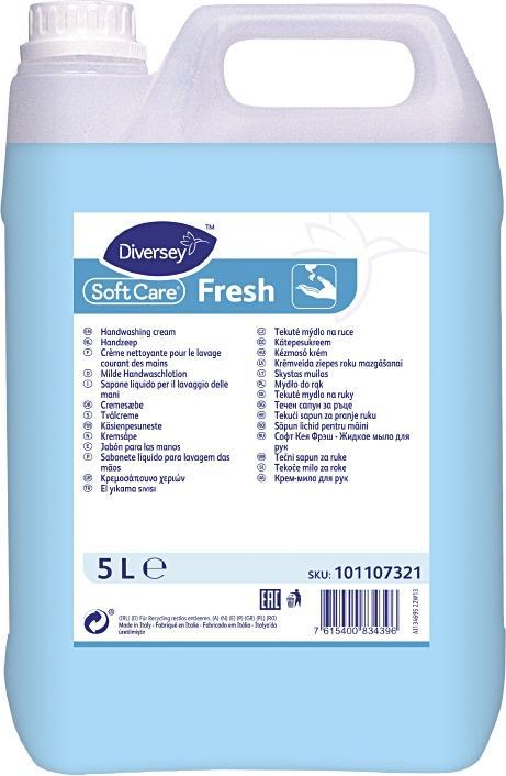 Diversey Soft Care Fresh 5L (Flüssigseife, 5000 ml)