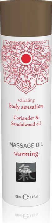 Productafbeelding Shiatsu Verwarmende Koriander Massageolie (100 ml)