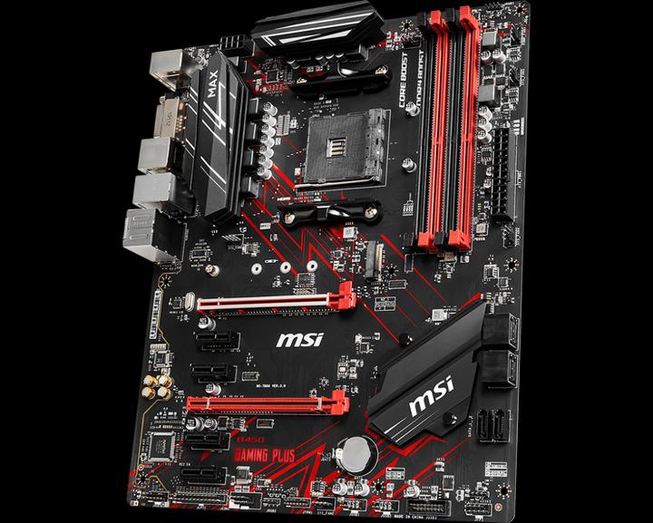 MSI B450 Gaming Plus MAX (AM4, AMD B450, ATX)