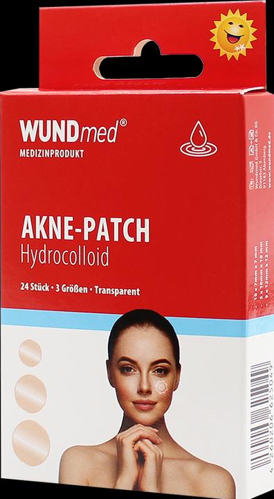 Wundmed 24x Akne-Patches transparent in 3 Grössen