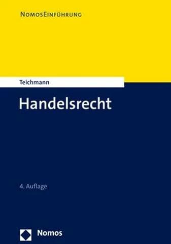 Produktbild Handelsrecht (Deutsch, Artur Teichmann, 2023)