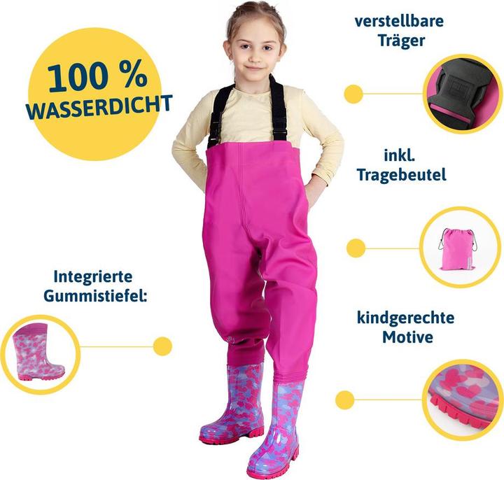 Immagine prodotto Dönges Trampolieri per bambini, EN 343, rosa, taglia 22/23 (22, 23)