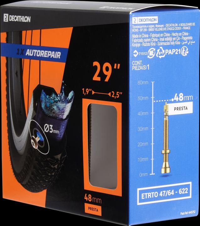 Actual product image Decathlon AUTOREPAIR 29 (Presta (SV), 29")