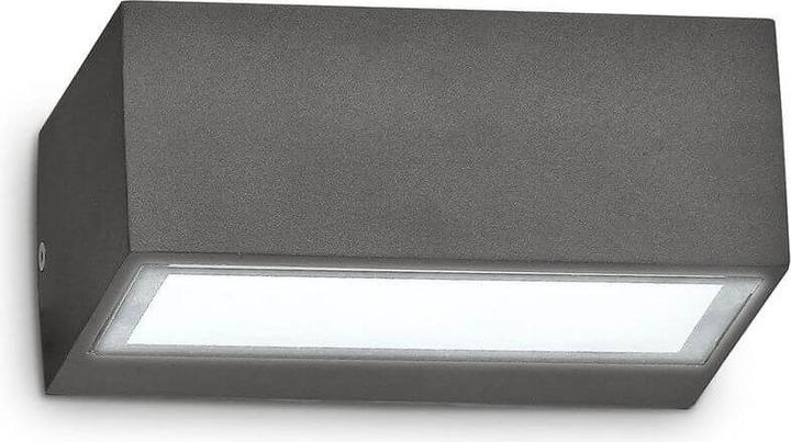 Actual product image Ideal lux TWIN wall light G9 dimmable anthracite IP44 115368 (G9, IP44)
