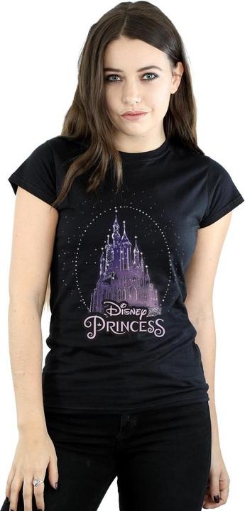 Actual product image Disney Womens/Ladies Princess Christmas Castle Cotton T-Shirt (XL)
