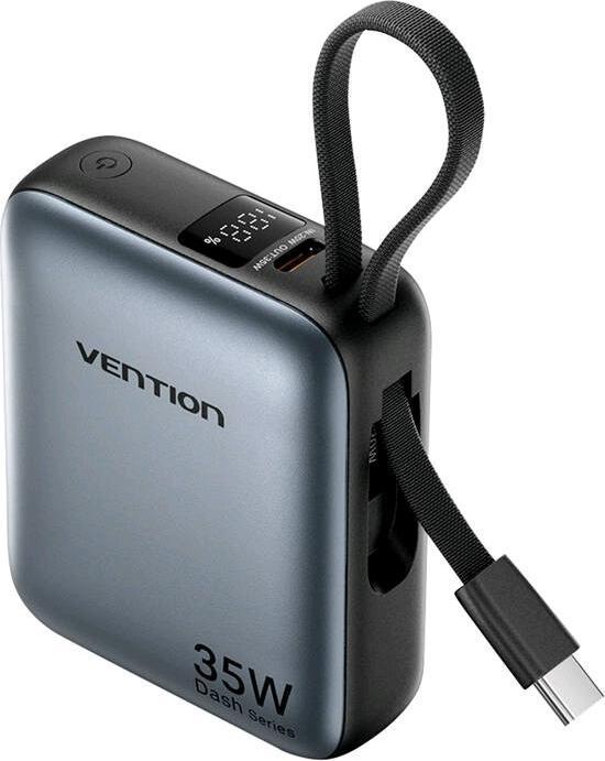 Image du produit Vention Banque d'alimentation FHEH0 10000mAh 35W (Szary) (10000 mAh, 35 W, 35 Wh)
