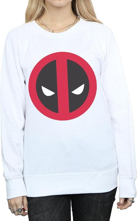 Actual product image Womens/Ladies Deadpool Large Clean Logo Sweatshirt (XL)