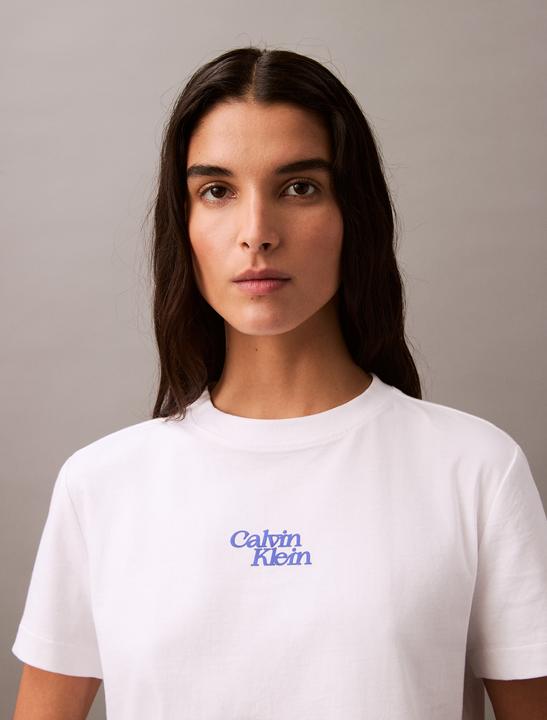 Actual product image Calvin Klein Jeans Ss Flocked Logo Cn Tee (XL)