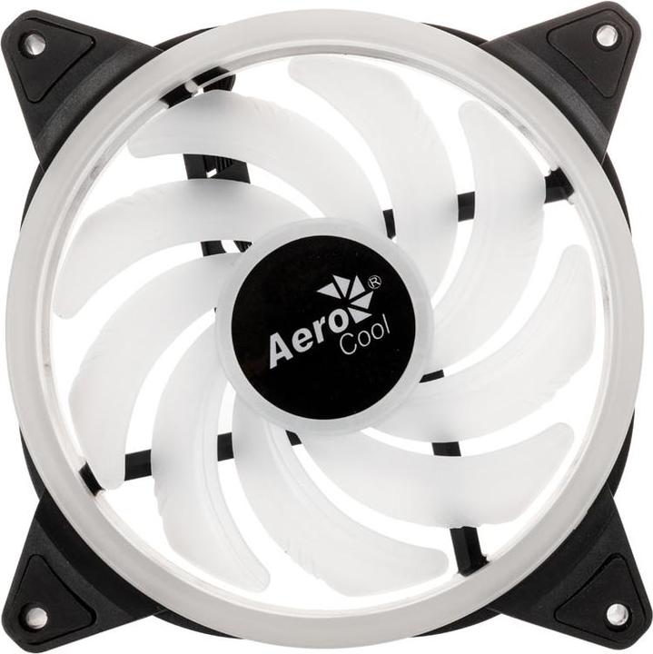 Produktbild AeroCool Duo 14 Computergehäuse Ventilator 14 cm Schwarz (140 mm, 1 x)