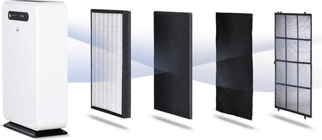 Image du produit Remko LRM 350 Purificateur d'air mobile - Blanc (50 m²)