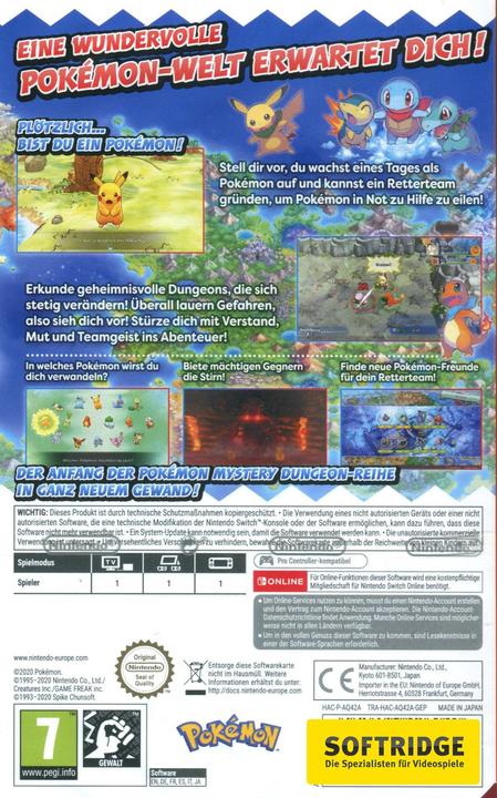 Actual product image Nintendo Pokémon Mystery Dungeon: Rescue Team DX (Switch, DE)