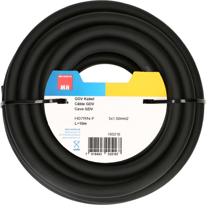 Produktbild Max Hauri GDV-Kabel H07RN-F (10 m)
