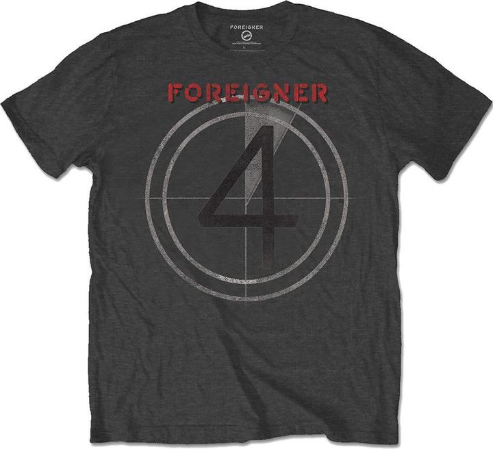 Foreigner Unisex Adult 4 Cotton T-Shirt
